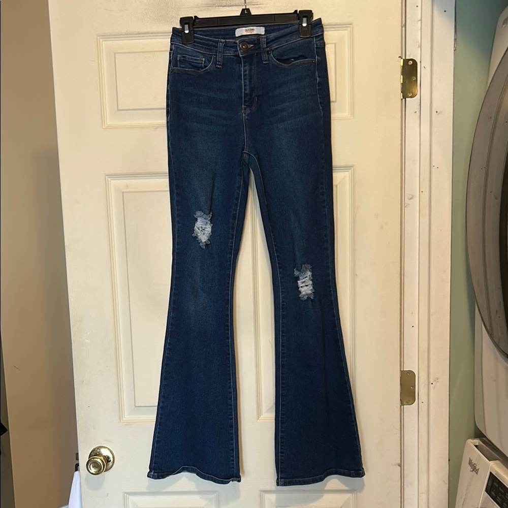 California Vintage Flare Jeans Size Juniors 7/28